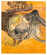 Begehung A walk by Rosa Loy contemporary artwork painting