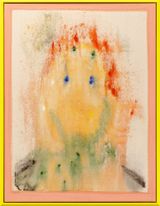 At the Risk of Being Crude by Hannah Ireland contemporary artwork painting works on paper