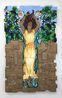 Woe Is Me To See What I Have Seen See What I See Original Illustration by Unidentified Woman for Royal School of Art Needlework 1887 by Andrea Bowers contemporary artwork Drawing