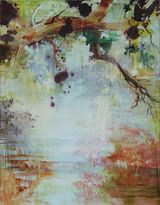 Descent to Redleaf Early Morning by Adrienne Gaha contemporary artwork painting