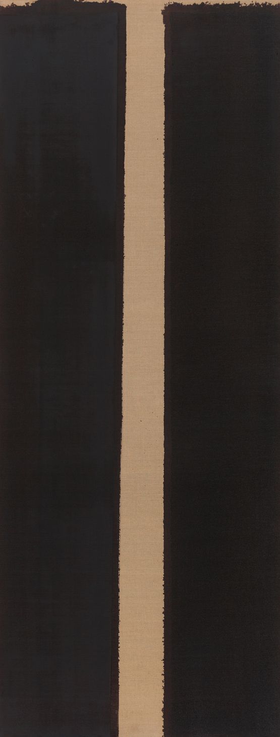 Burnt Umber  Ultramarine Blue by Yun Hyong-Keun contemporary artwork Painting