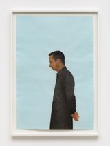 Untitled Self portrait by Ali Kazim contemporary artwork works on paper