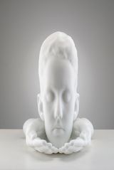 HORTENSE IN SLUMBERLAND by Jaume Plensa contemporary artwork sculpture