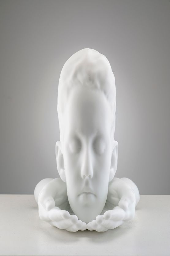 HORTENSE IN SLUMBERLAND by Jaume Plensa contemporary artwork Sculpture