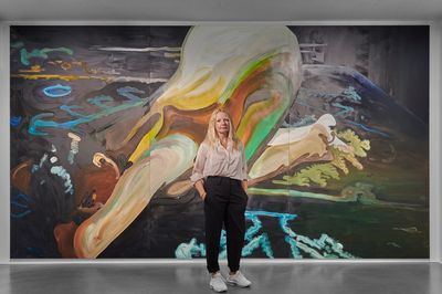 Clare Woods a lot of my work is about two extremes coming together