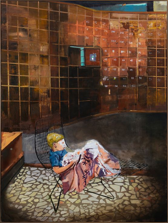 Dreaming in a Dream by Marius Bercea contemporary artwork Painting
