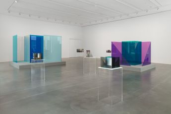 Contemporary art exhibition Larry Bell Larry Bell at Hauser  Wirth London United Kingdom
