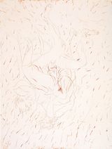 Auf dem Stuhl by Georg Baselitz contemporary artwork print