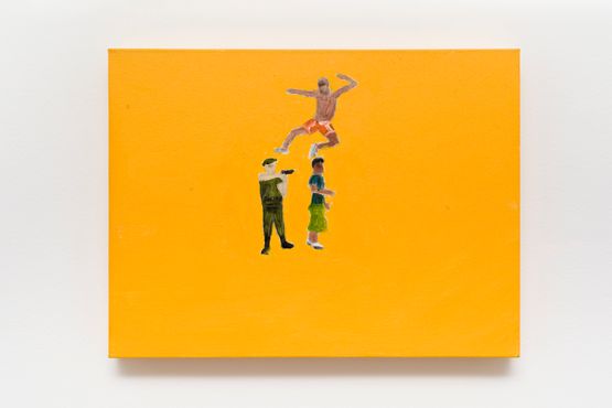 Vuadora  Na testa  by Paulo Nazareth contemporary artwork Painting