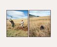 Rebuilding Grandmothers House with My Brother My Cousin and My Aunties Dog Cofimvaba Eastern Cape I II by Lindokuhle Sobekwa contemporary artwork Print