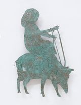 Walking Pig small by Kiki Smith contemporary artwork sculpture