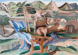 Mixed Scenery II by Xiao Kegang contemporary artwork painting