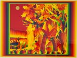 Rainbow Masters Dream A Red 21110 by Ay-O contemporary artwork mixed media