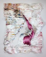 Deconstructions No. 1 by Kenny Nguyen contemporary artwork painting mixed media textile