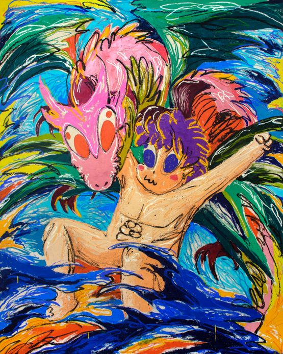An Exciting Journey To The Dreamland by Berbrain Bernandi Desanda contemporary artwork Painting