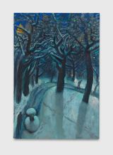 Madison Square under snow by Louis Fratino contemporary artwork painting