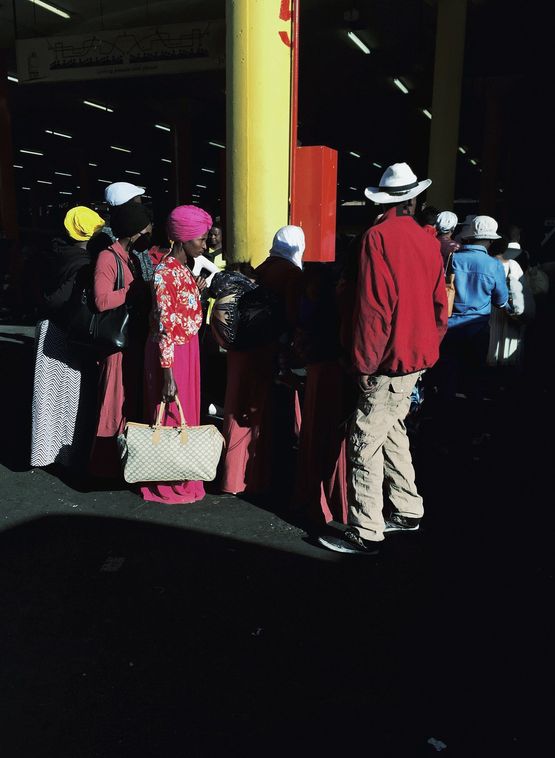The Wait by Nonzuzo Gxekwa contemporary artwork Works on Paper
