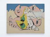 Disco orario by Valerio Adami contemporary artwork painting