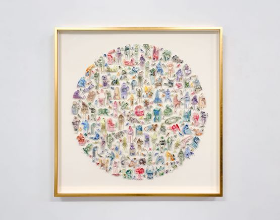 MONEY MAKES THE WORLD GO ROUND XXIX by Carlos Aires contemporary artwork Mixed Media