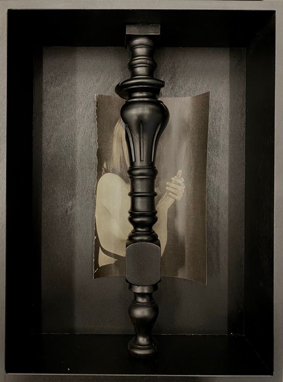 From the series Black Portrait by Lucia Tallova contemporary artwork Sculpture
