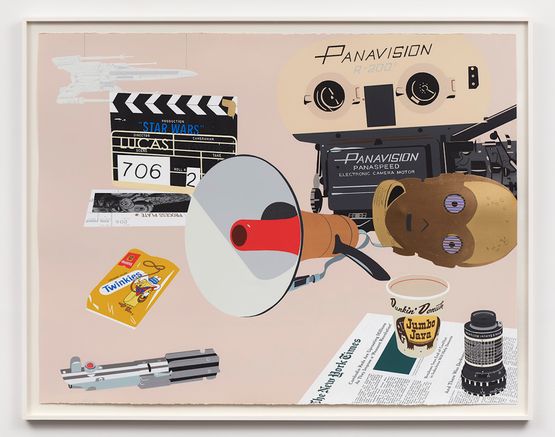 Concerning Cambodia Star Wars 1976 by Matthew Brannon contemporary artwork Works on Paper