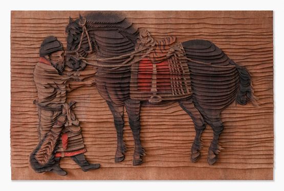 Saluzi by Zhang Xiaodong contemporary artwork Works on Paper