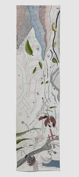 Weed by T. Vinoja contemporary artwork textile