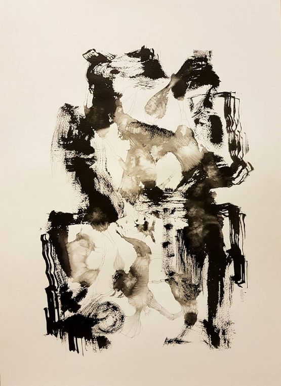 The Spell of the Sensuous Gong Shi by Chiang Yomei contemporary artwork Works on Paper