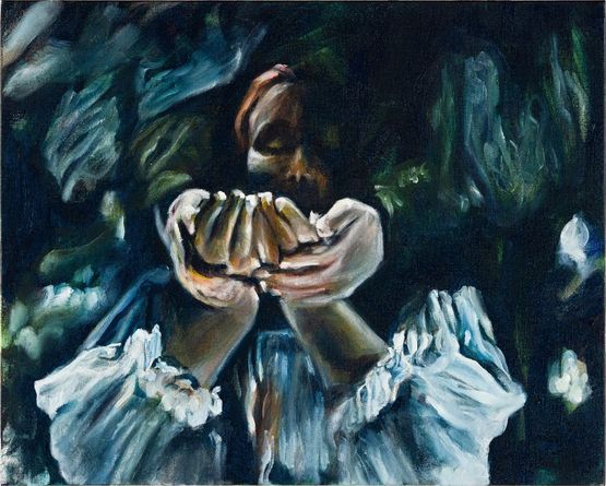 Labbaglio del ritorno by Iva Lulashi contemporary artwork Painting