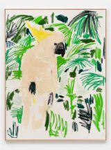 KAKADU ERBLICKT by Andi Fischer contemporary artwork drawing painting
