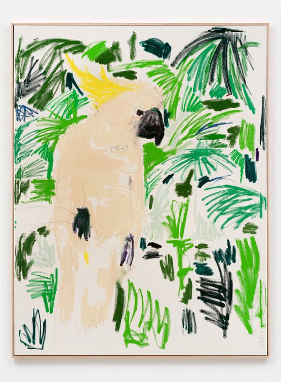 KAKADU ERBLICKT by Andi Fischer contemporary artwork Painting