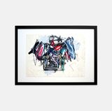 Untitled V by Xavier Baxter contemporary artwork mixed media works on paper