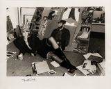 Untitled Pauline Boty in her studio by Michael Ward contemporary artwork photography print