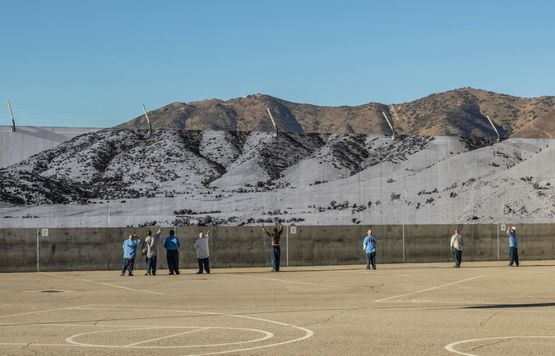 Tehachapi Mountain February 7 2020 1010a.m. U.S.A. by JR contemporary artwork Photography