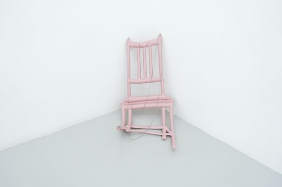 Slumped chair by Caroline Rothwell contemporary artwork Works on Paper