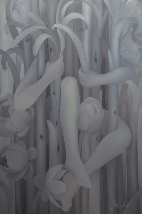 September Mimicry by Ellen Sheidlin contemporary artwork Painting