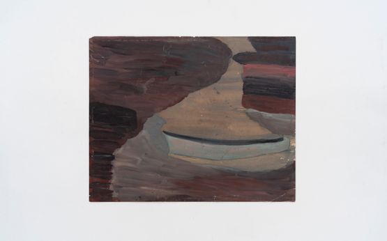 Untitled Beached Boat by Frank Walter contemporary artwork Painting