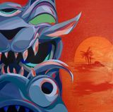 metamorphorkys by HIMBAD contemporary artwork painting