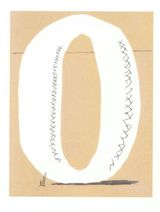 O from Hockneys Alphabet by David Hockney contemporary artwork print works on paper