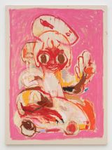 Red Ridoron by Roby Dwi Antono contemporary artwork painting works on paper drawing