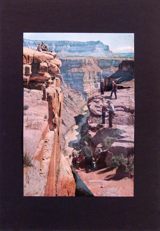 Western Scene 1 by Barry Gerson contemporary artwork Mixed Media