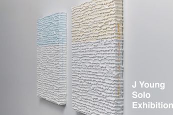Contemporary art exhibition J Young 2022 J Youngs Solo show Moment at Mo J Gallery Seoul South Korea