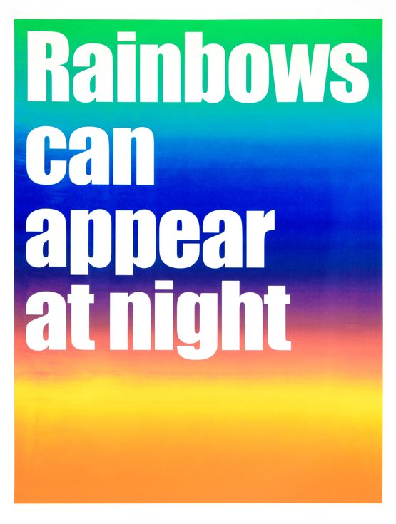 Rainbows... by Olaf Nicolai contemporary artwork Painting