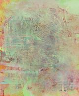 White Ground Border-Wall by Mandy El-Sayegh contemporary artwork painting works on paper
