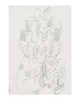 Ink from Days That Slip Away Untouched No. 09 by Uji Hahan Handoko Eko Saputro contemporary artwork works on paper