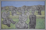 The Wedding by Richard Artschwager contemporary artwork painting