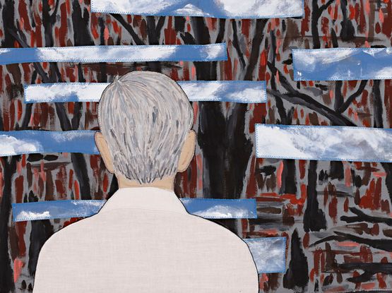Control Burn by Adrienne Doig contemporary artwork Painting