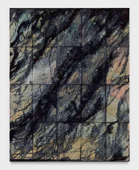 Map by Melissa McGill contemporary artwork Mixed Media