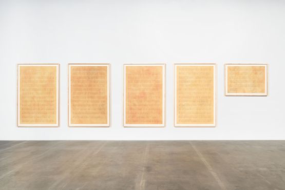Manifestos 7 by Charles Gaines contemporary artwork Works on Paper