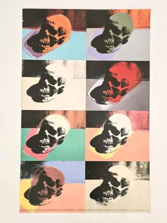 Vanitas Skulls and Self-Portraits by Andy Warhol contemporary artwork Works on Paper